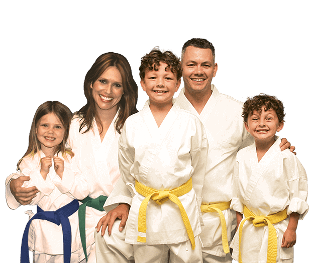 Martial Arts Lessons for Families in Forney TX - Group Family for Martial Arts Footer Banner